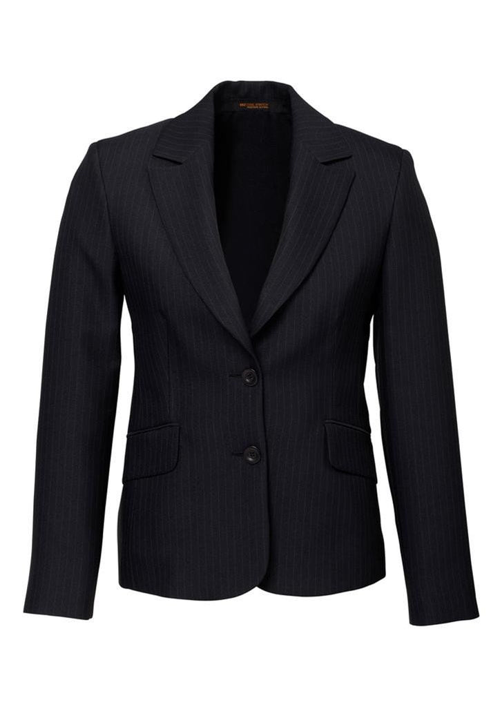 Biz Corporates-Biz Corporates Ladies Short to Mid Length Jacket-Black / 4-Corporate Apparel Online - 2