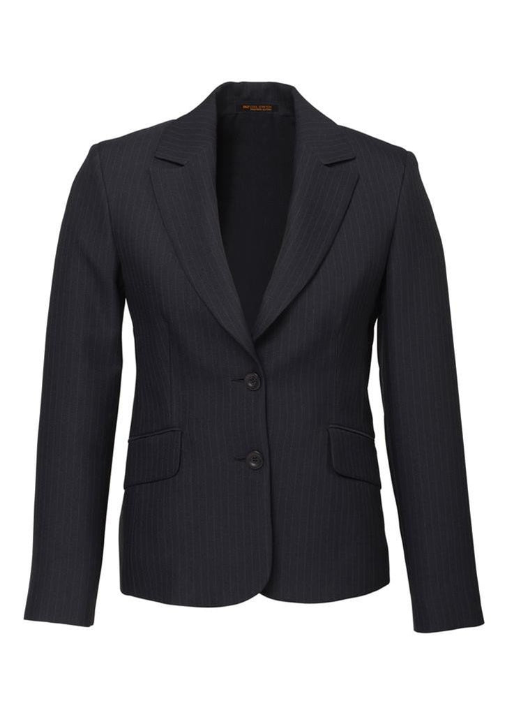 Biz Corporates-Biz Corporates Ladies Short to Mid Length Jacket-Charcoal / 6-Corporate Apparel Online - 4