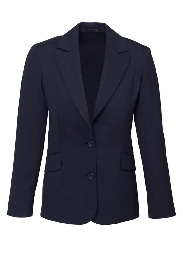 Biz Corporates Comfort Wool Stretch Womens Longline Jacket (64012)