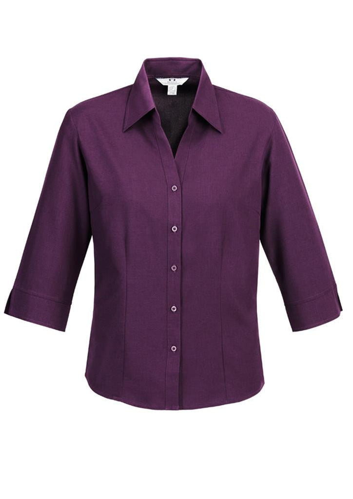 Biz Collection Ladies Plain Oasis Shirt-3/4 Sleeve (LB3600)