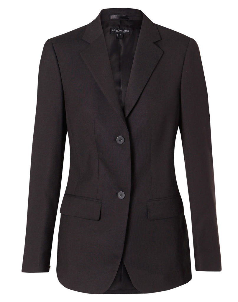 Winning Spirit Women's Poly/Viscose Stretch Two Buttons Mid Length Jacket (M9206)
