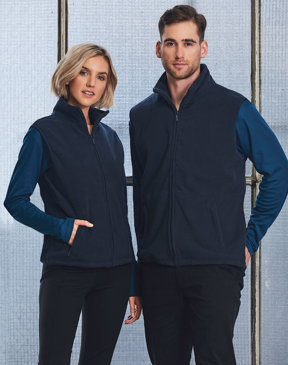 Winning Spirit Unisex Freedom Polar Fleece Vest PF02 Budget Workwear