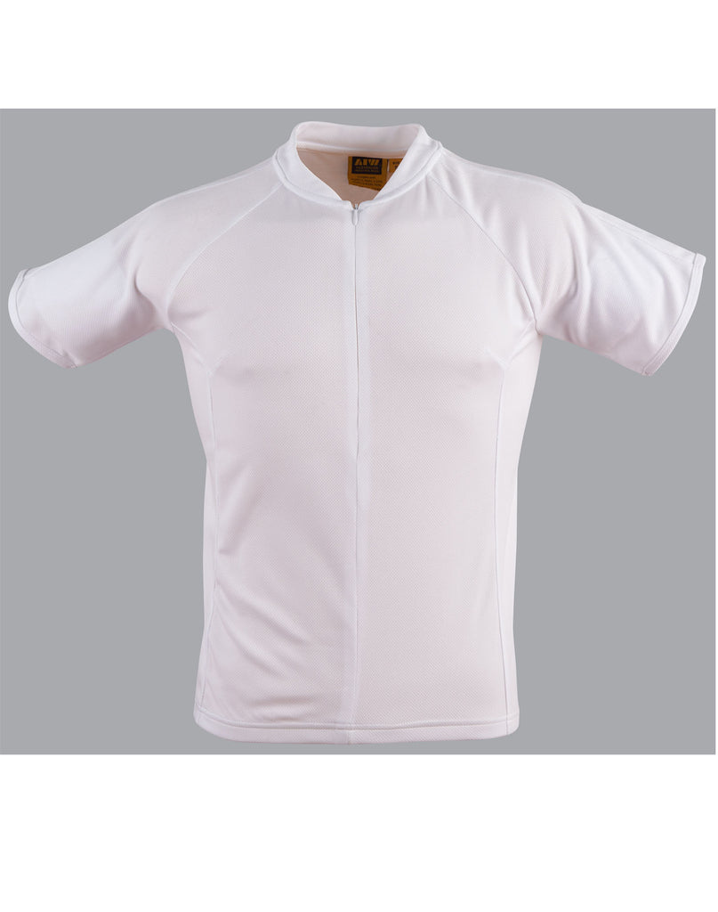 Winning Spirit Unisex Cycling Top CoolDry Mesh Contrast Piping Polo (TS89)