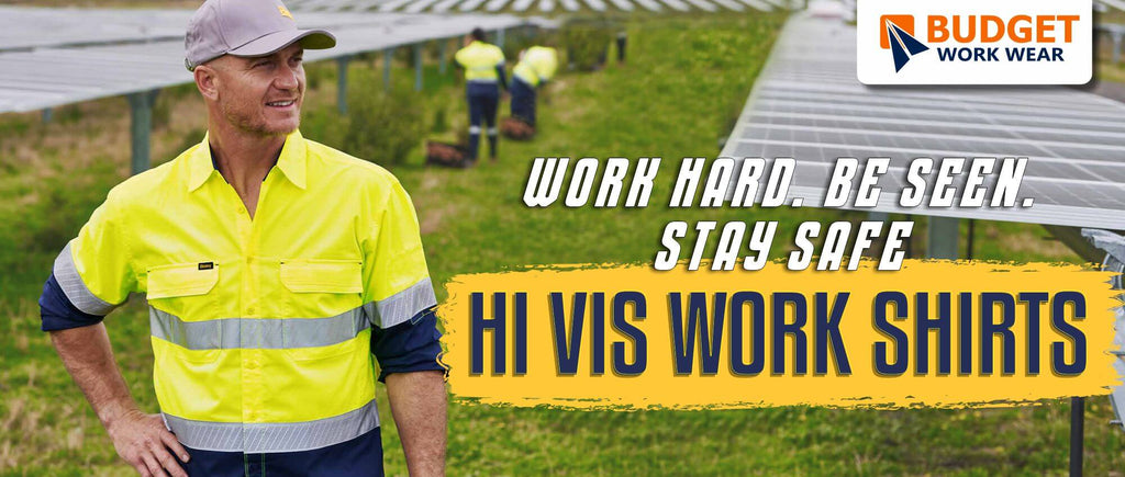 Bisley-Hi-Vis-Cool-Lightweight-Drill-Shirts