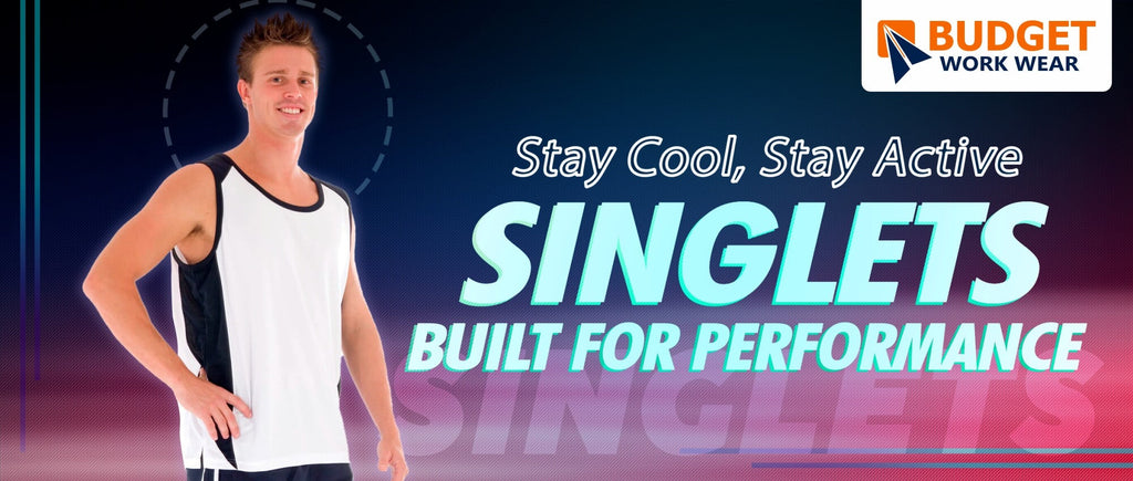 STAY COOL, STAY ACTIVE - SINGLETS BUILT FOR PERFORMANCE – Budget Workwear