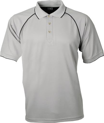 Stencil-Stencil Original Cool Dry Polo-Silver grey/Navy/White / XS-Corporate Apparel Online - 2