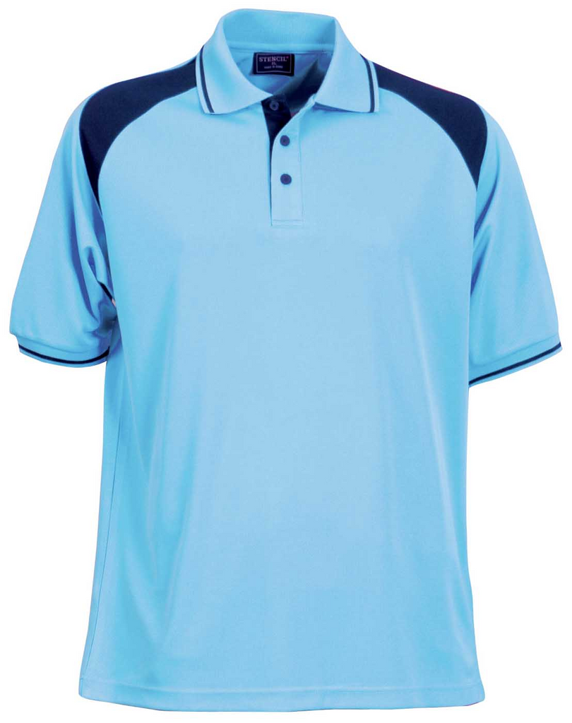 Stencil Men's Club Cool Dry Polo (1022)