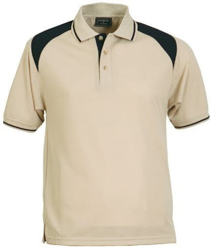 Stencil-Stencil Men's Club Cool Dry Polo-Beige/Navy / S-Corporate Apparel Online - 5