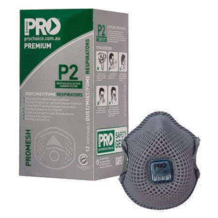 Pro Choice Dust Masks Promesh P2+Valve+Carbon- (PC823)