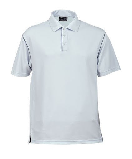 Stencil-Stencil Men's Bio-Weave Polo-Pale blue/Navy / S-Corporate Apparel Online - 4
