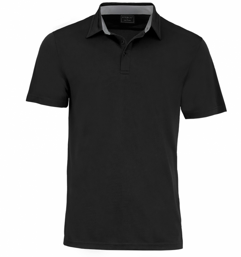 Stencil Kahve Mens S/S Polo(1064)