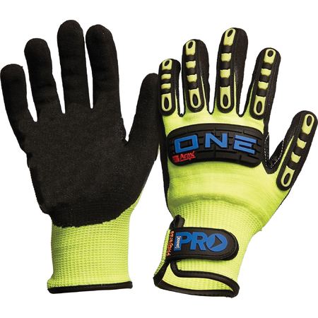 Pro Choice Arax One Nitrile Foam / Cut Resistant Liner Rubber Back Gloves- (ONECR)