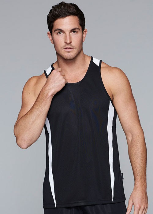 Aussie Pacific Eureka mens singlet 2nd ( 11 Colour )-(1104)