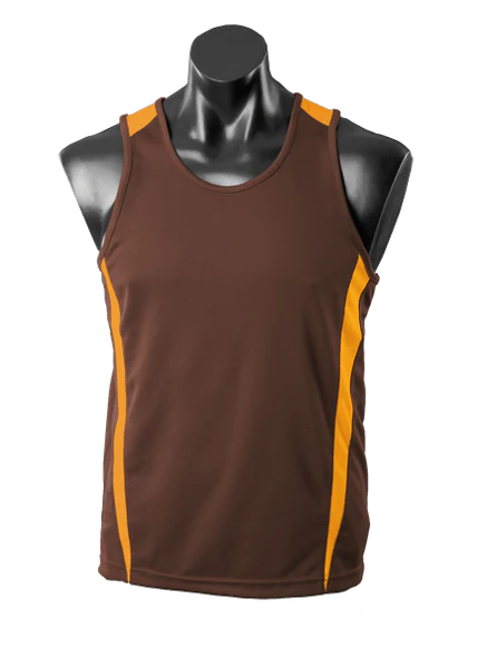 Aussie Pacific Eureka mens singlet 1st ( 14 Colour )-(1104)