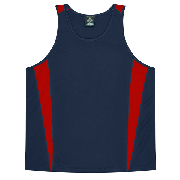 Aussie Pacific Eureka mens singlet 1st ( 14 Colour )-(1104)