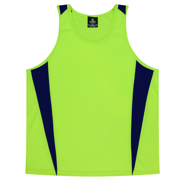 Aussie Pacific Eureka mens singlet 1st ( 14 Colour )-(1104)