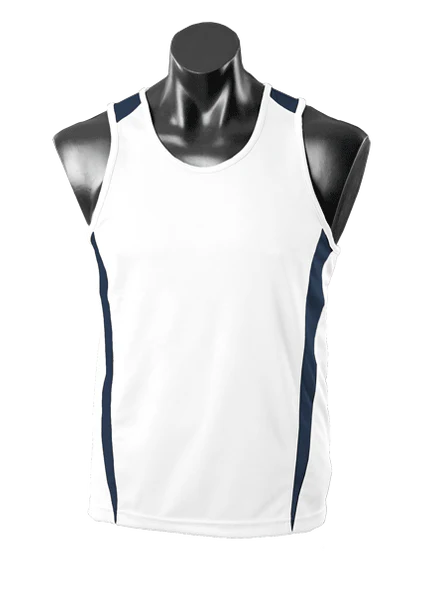 Aussie Pacific Eureka mens singlet 1st ( 14 Colour )-(1104)