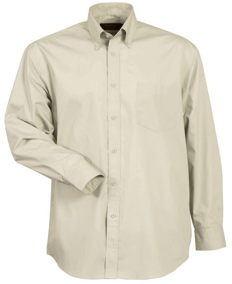 Stencil-Stencil Men's Nano Shirt (L/S)-Beige / S-Corporate Apparel Online - 3
