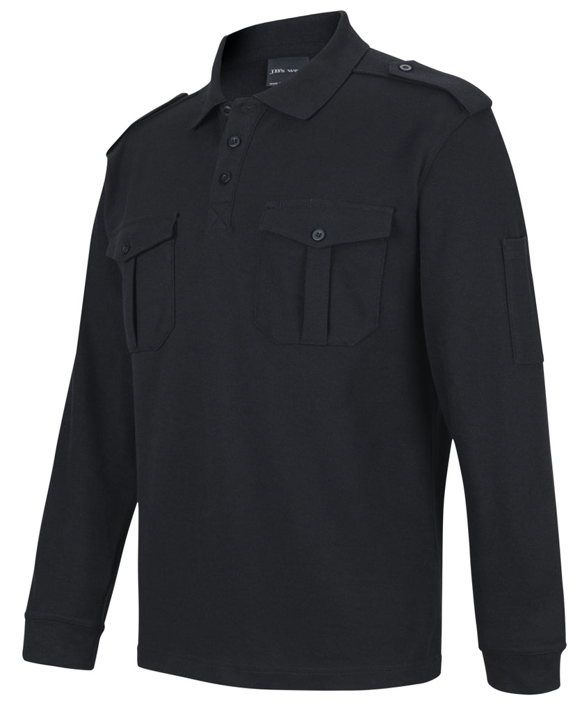 JB'S L/S 250 Epaulette Polo (210EL)