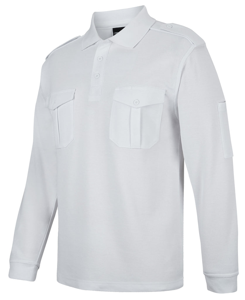 JB'S L/S 250 Epaulette Polo (210EL)