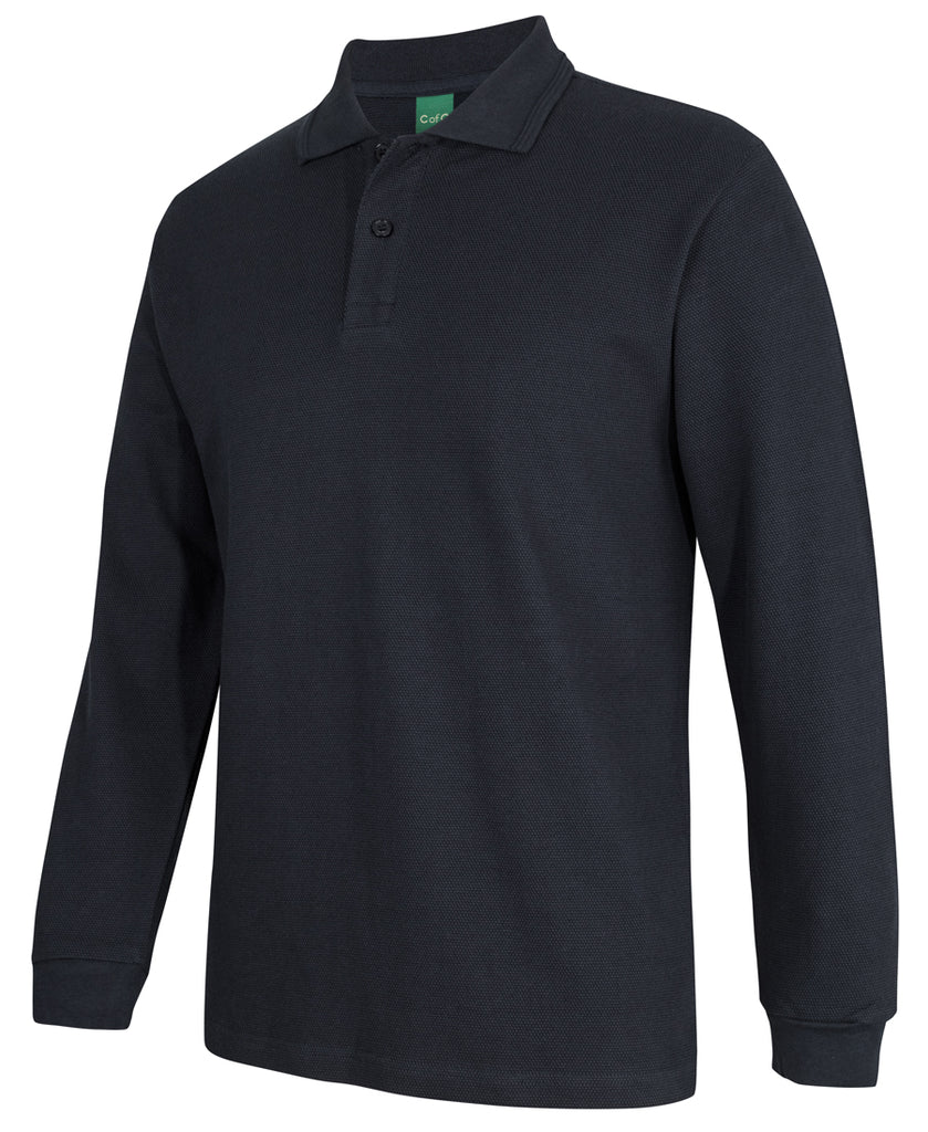 JB's C of C 320g L/s Popcorn Cotton Polo (2PCL)