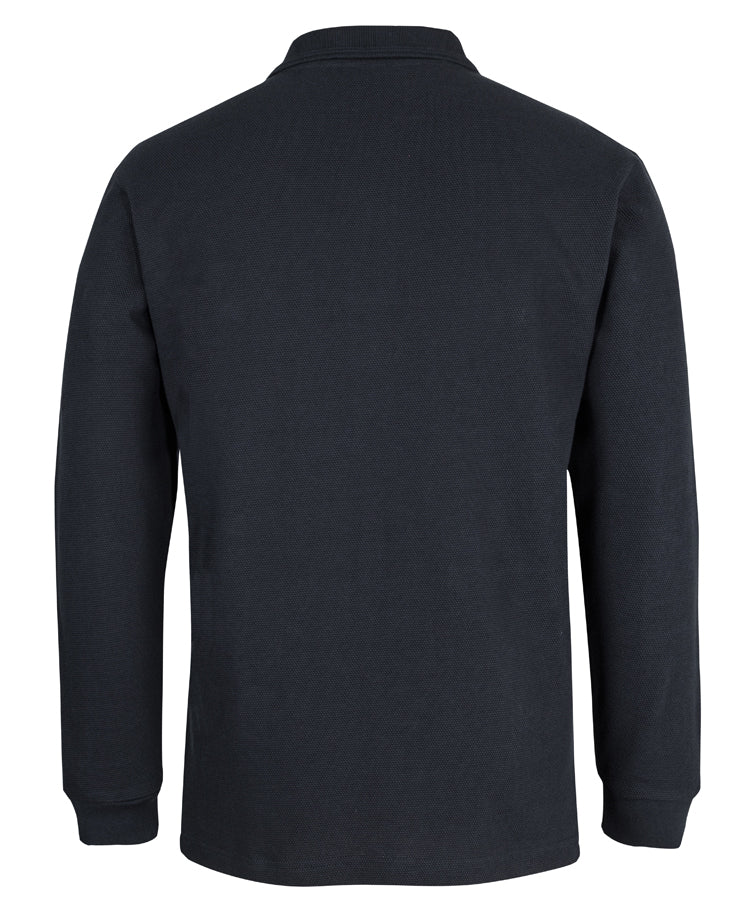 JB's C of C 320g L/s Popcorn Cotton Polo (2PCL)