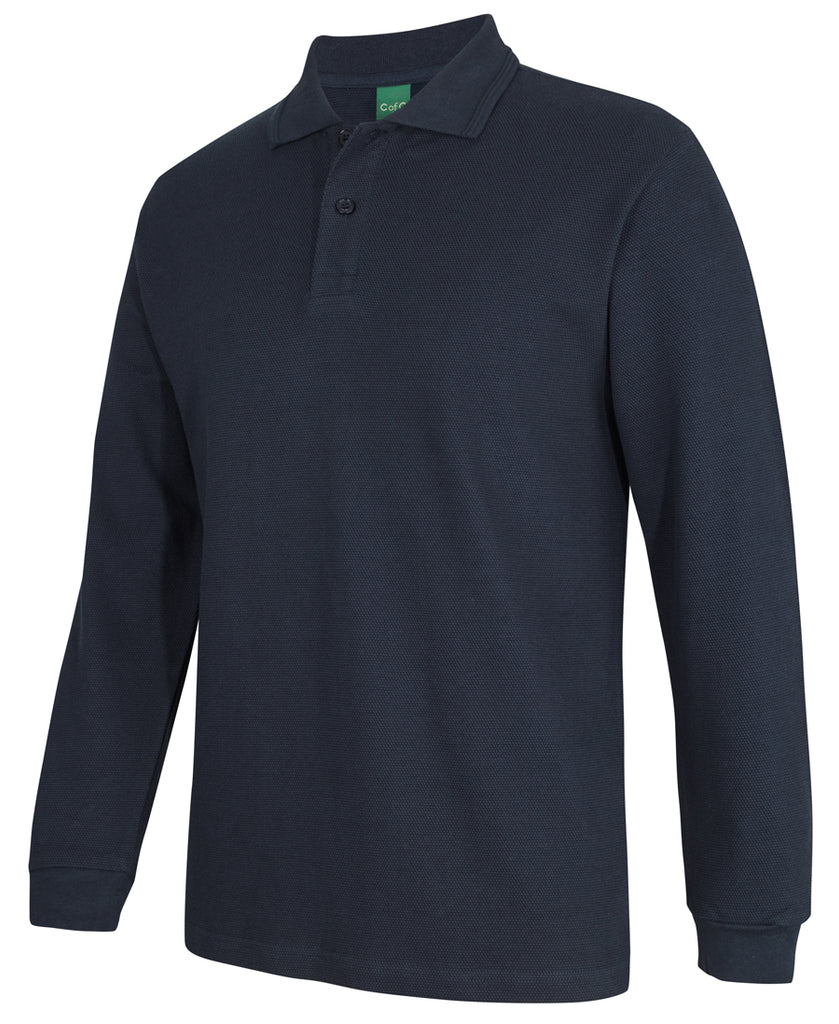 JB's C of C 320g L/s Popcorn Cotton Polo (2PCL)