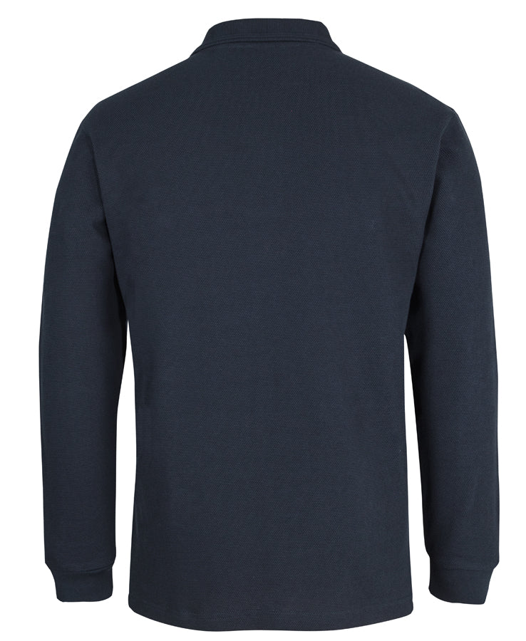 JB's C of C 320g L/s Popcorn Cotton Polo (2PCL)