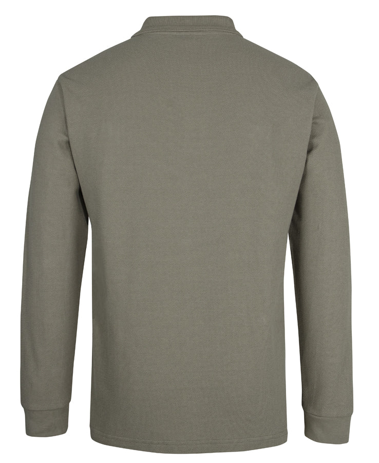 JB's C of C 320g L/s Popcorn Cotton Polo (2PCL)