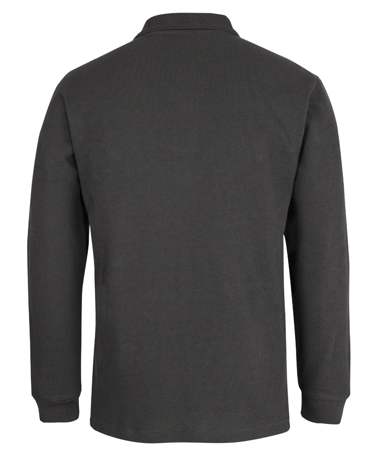 JB's C of C 320g L/s Popcorn Cotton Polo (2PCL)