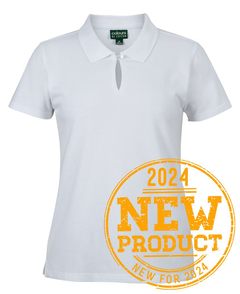 JB's C OF C Ladies Cotton S/S Stretch Polo (2STS1)