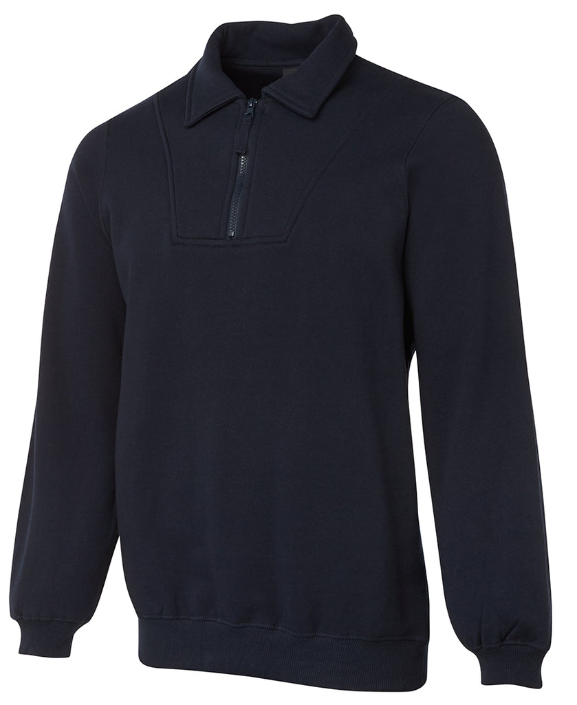 JB's Adults Half Zip Fleecy Sweat (3FSZ)