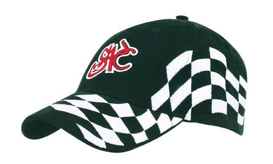 Headwear Brushed Heavy Cotton with Checks Cap (4224)