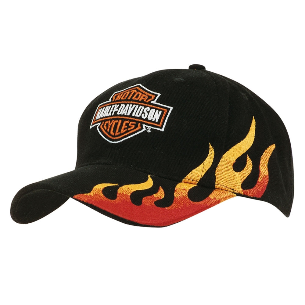 Headwear Brushed Heavy Cotton With Flame Embroidery (4226)