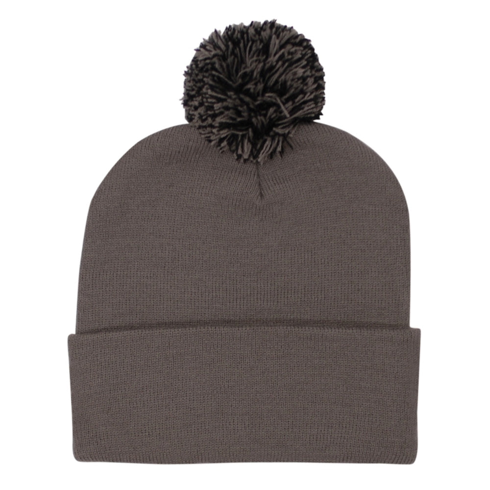 Headwear Acrylic Beanie With Pom Pom (4256)