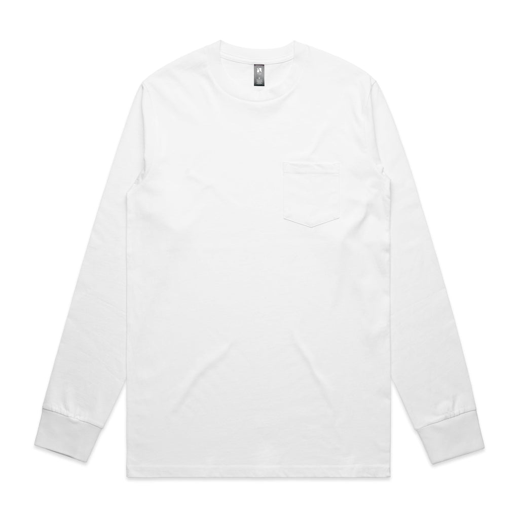Ascolour Mens Classic Pocket L/S Tee (5072)