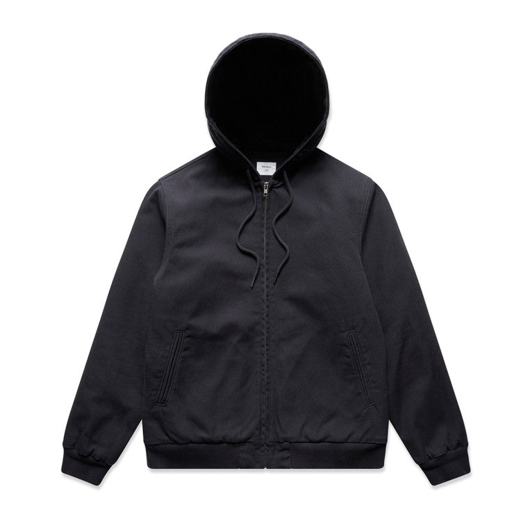 Ascolour Canvas Bomber Hood Jacket-(5532)
