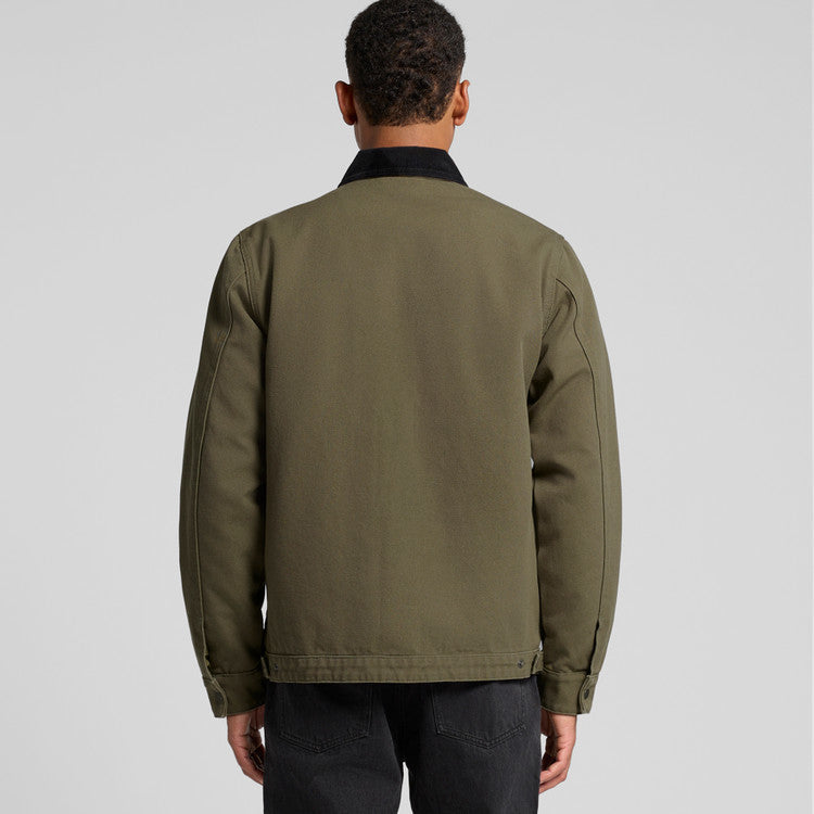 Ascolour Canvas Cord Collar Jacket-(5533)