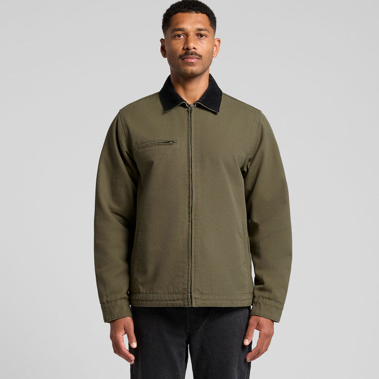 Ascolour Canvas Cord Collar Jacket-(5533)