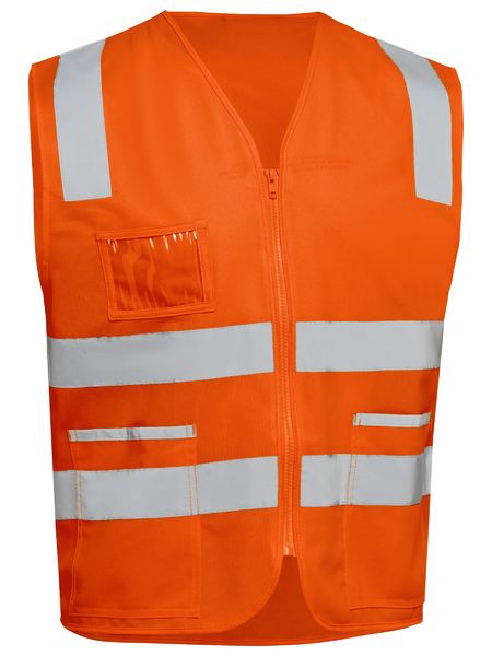 Bisley Taped Hi Vis Safety Zip Vest ( BV0341T)