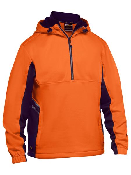 Bisley Hi Vis Liquid Repellent Fleece Hoodie (BK6571)