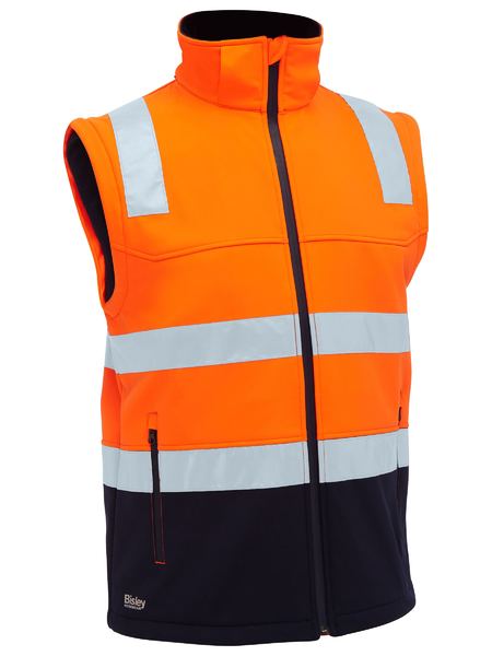 Bisley Taped Two Tone Hi Vis 3 In 1 Soft Shell Jacket (BJ6078T)