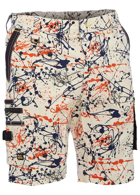 Bisley Flx & Move Stretch Canvas Camo Cargo Short - Limited Edition (BSHC1337)