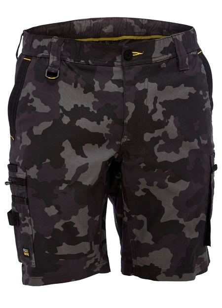 Bisley Flx & Move Stretch Canvas Camo Cargo Short - Limited Edition (BSHC1337)