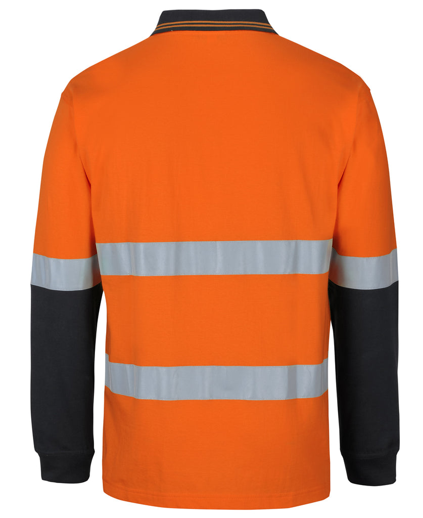 JB's Hi Vis (D+N) L/S Cotton Polo (6DCPL)