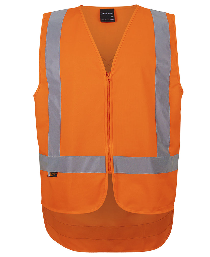 JB's NSW/QLD Rail (D+N) Zip X-Back Safety Vest (6DVQV)