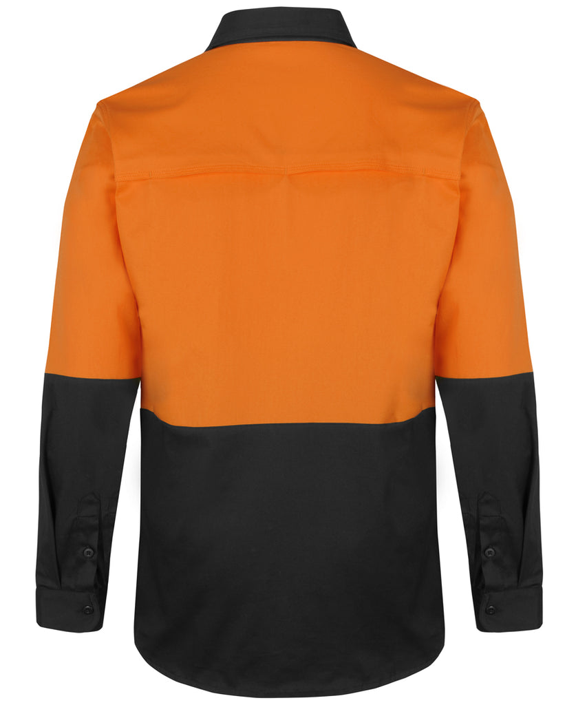 JB'S Hi Vis L/S Stretch Work Shirt (6HSWL)