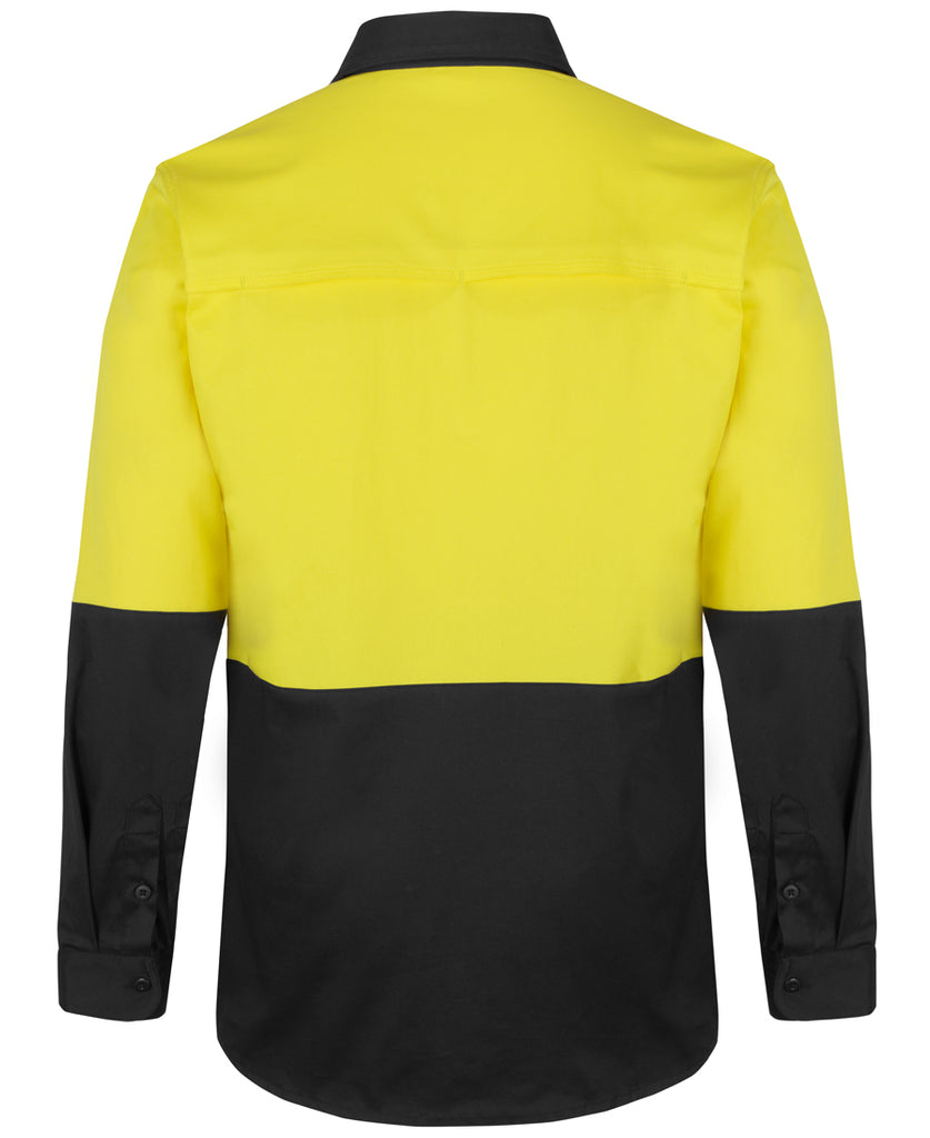 JB'S Hi Vis L/S Stretch Work Shirt (6HSWL)