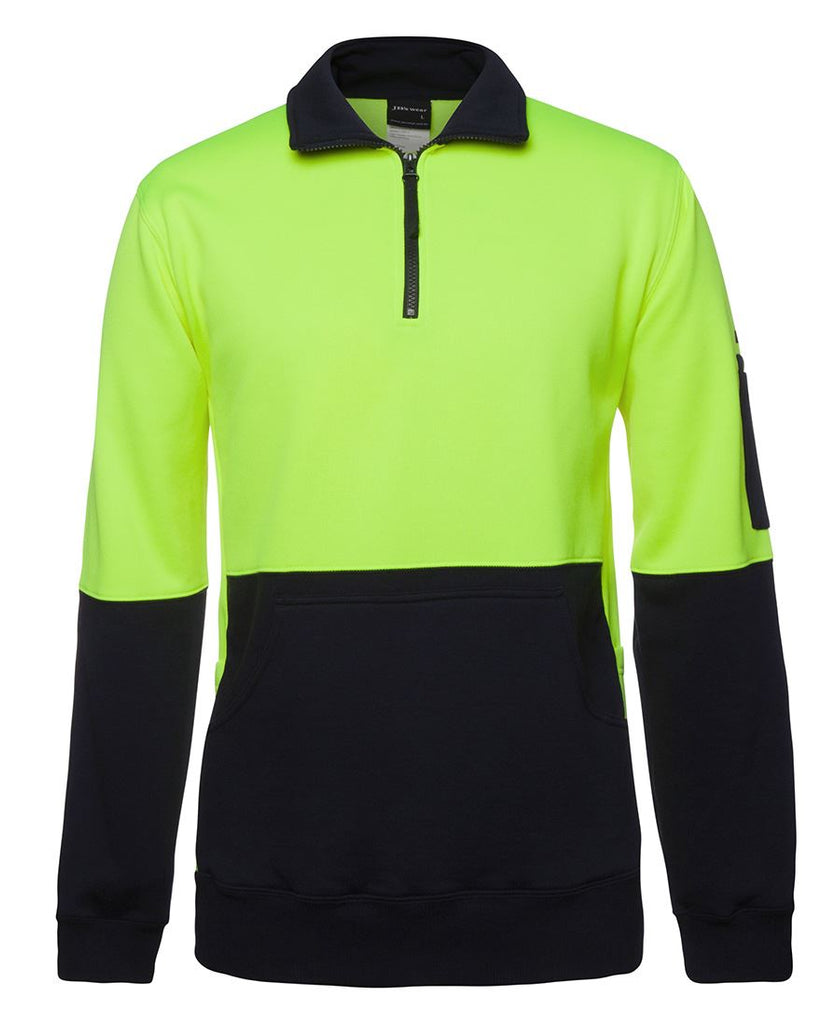 Jb's Hi Vis 330G 1/2 Zip Fleece (6HVPZ)