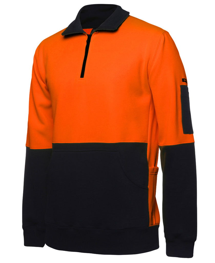 Jb's Hi Vis 330G 1/2 Zip Fleece (6HVPZ)